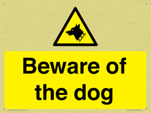 Beware of the dog